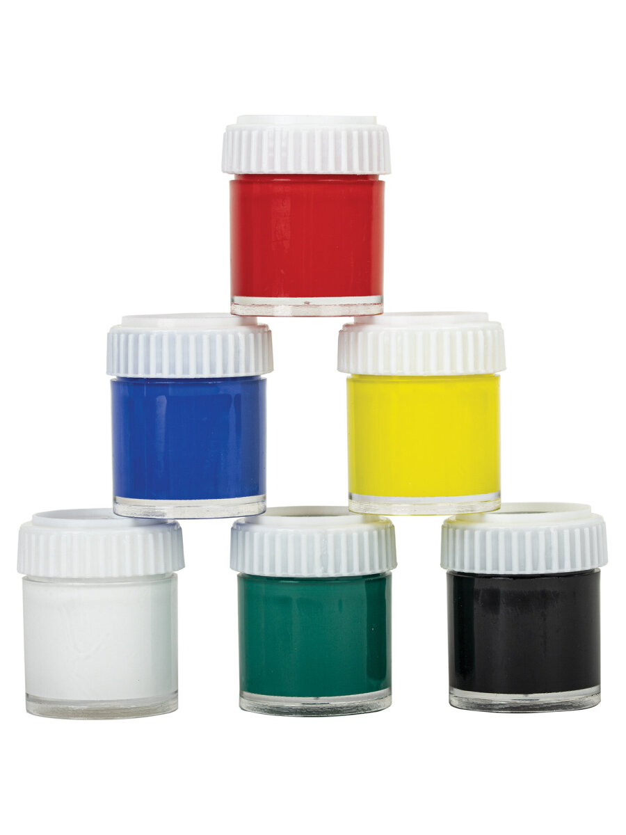 Краски акриловые Brauberg 6 цв. - фото 7