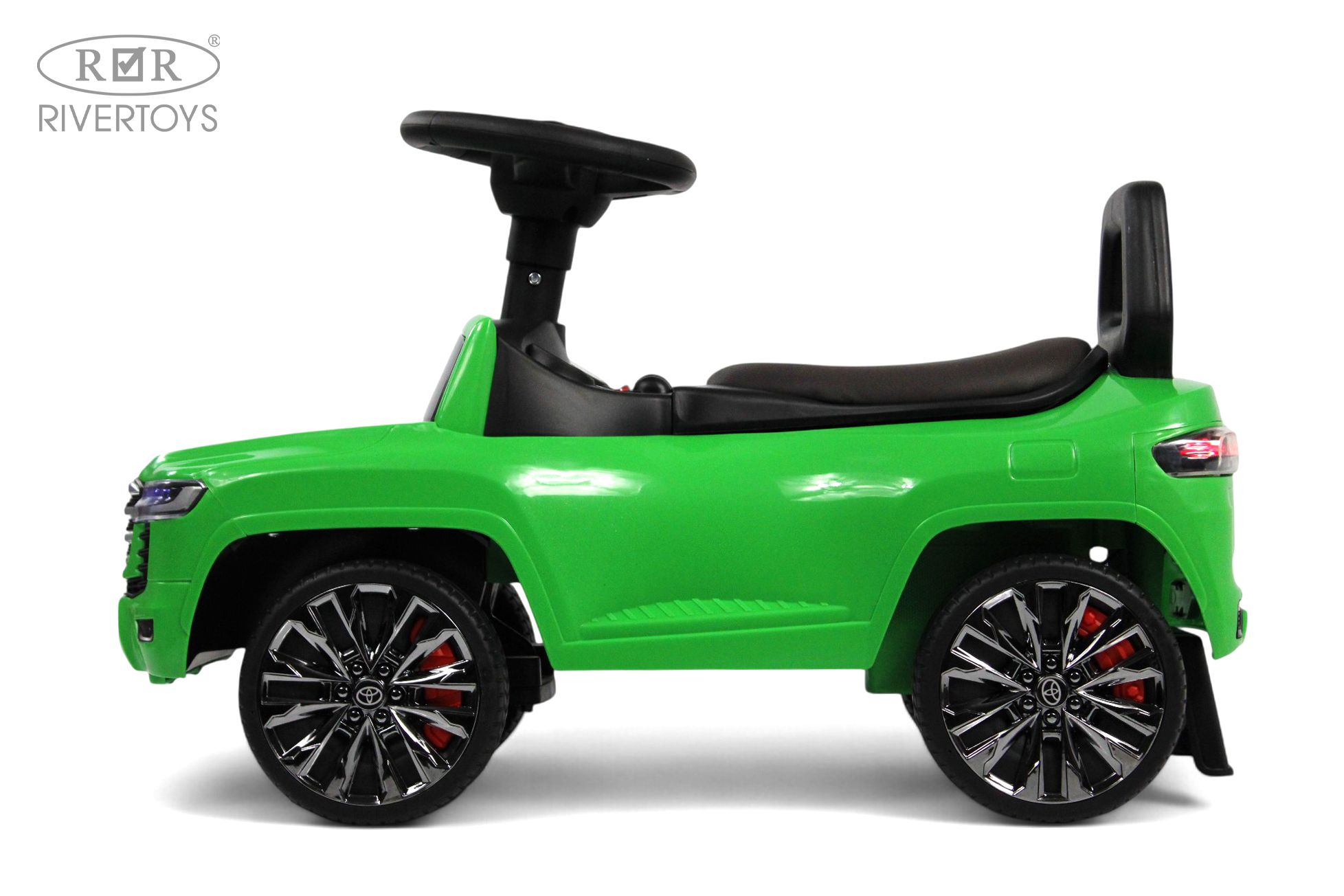 Каталка RIVERTOYS Z002ZZ-D-GREEN зеленый - фото 4