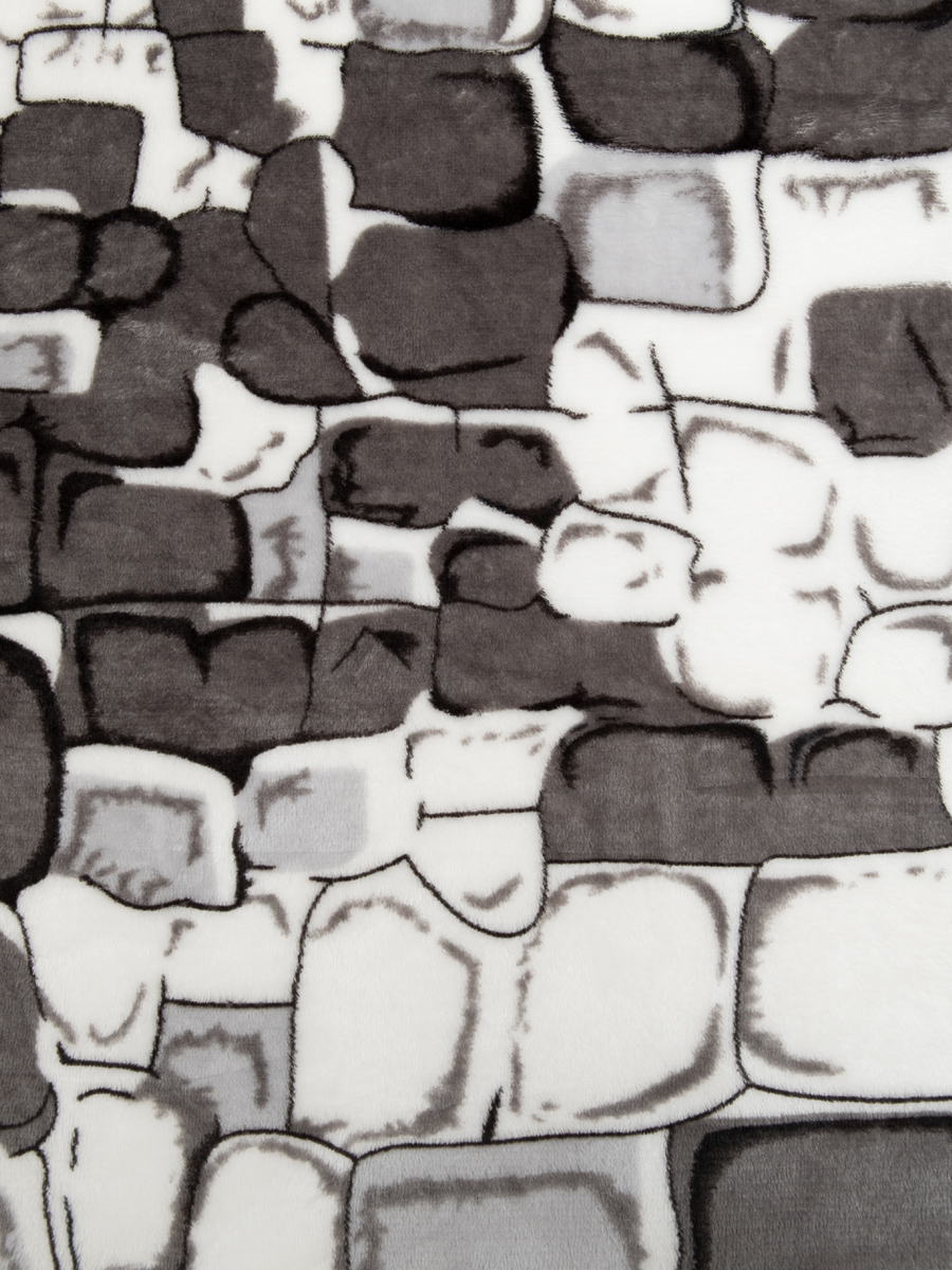 Плед TexRepublic Камешки 140 x 200 см велсофт - фото 10