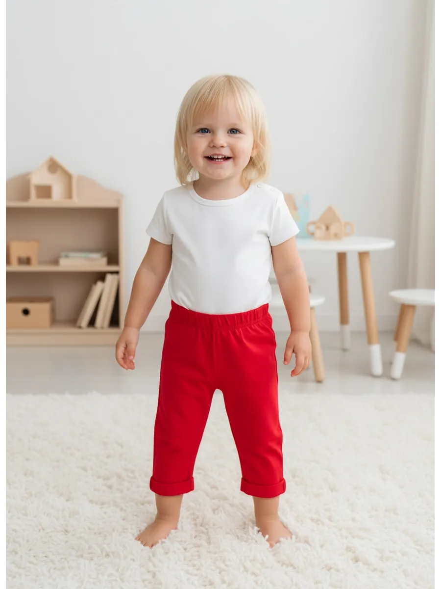 Штанишки Linas baby 1103-12 Фуксия - фото 2