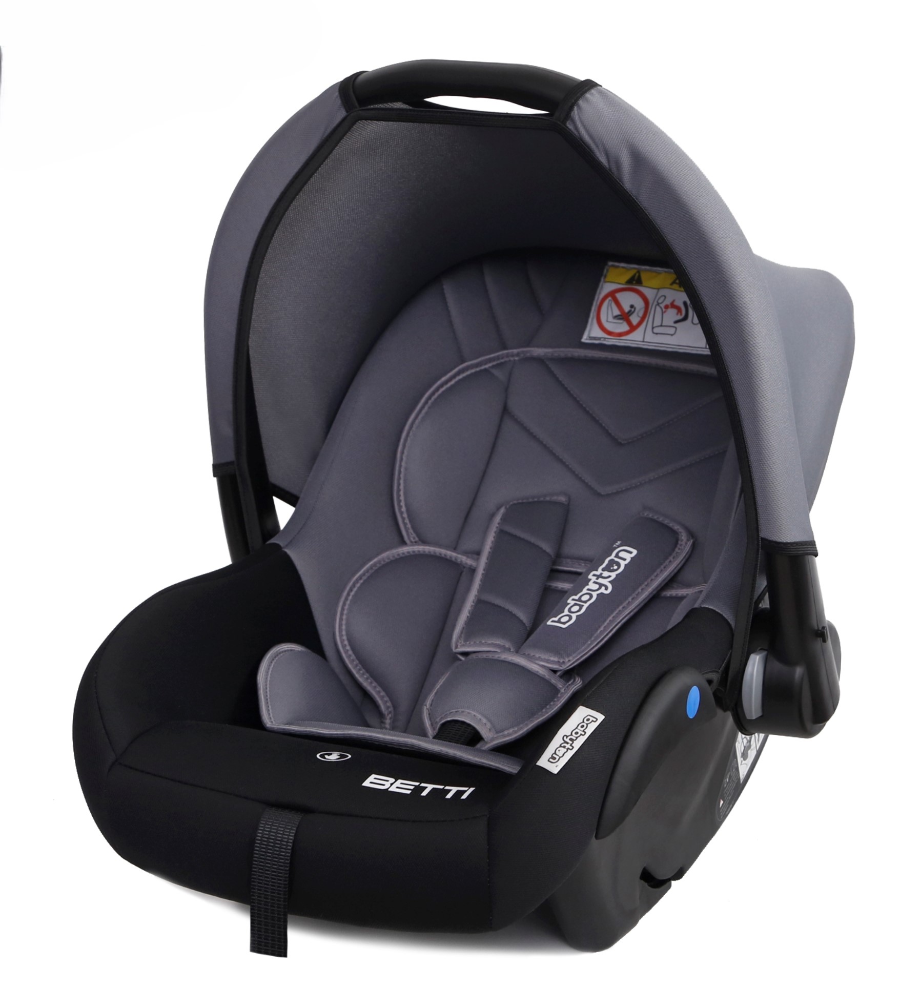 Автокресло Babyton Betti Grey 0 (0 -13 кг) серый - фото 1