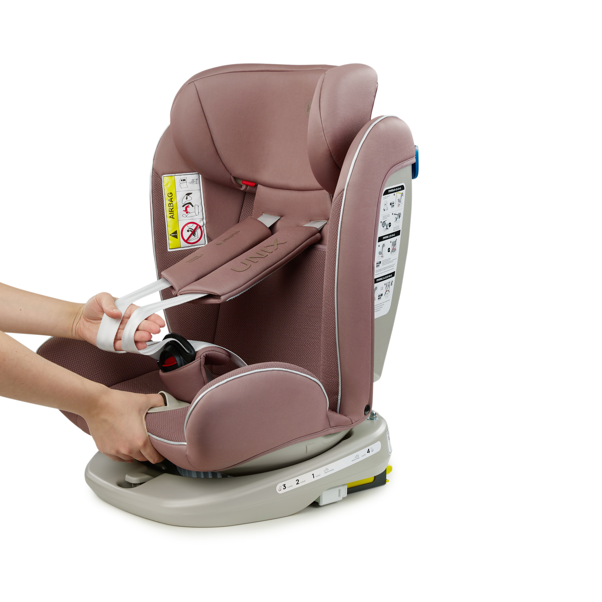 Автокресло Happy Baby Unix Isofix 0+/1/2/3 (0-36 кг) - фото 21