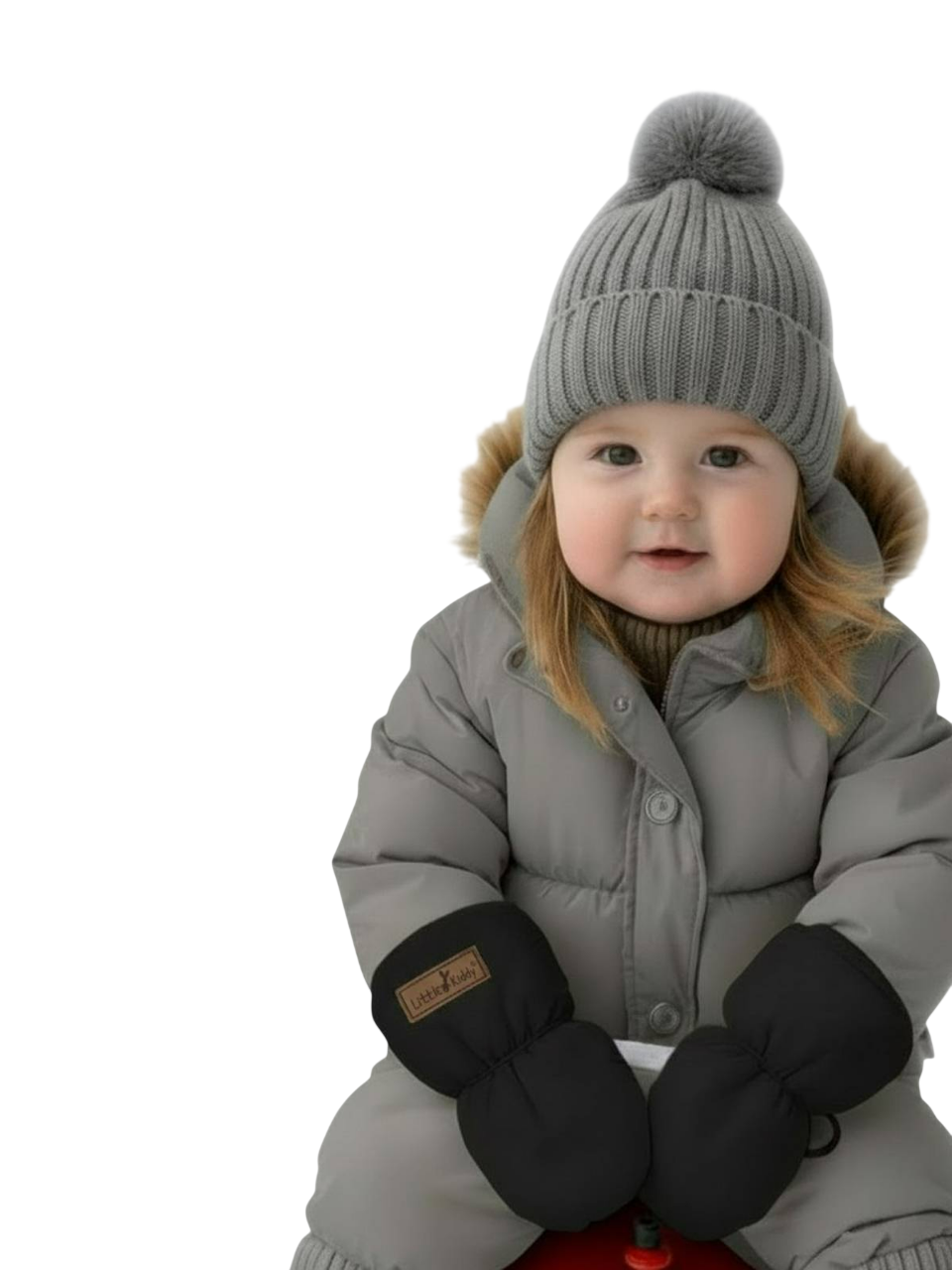 Варежки LittleKiddy varegkiчерные - фото 3