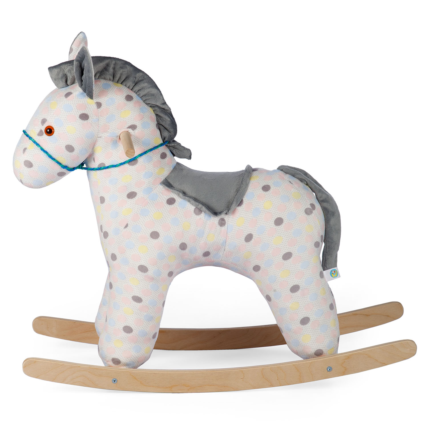 Качалка Тутси лошадка серый - фото 5