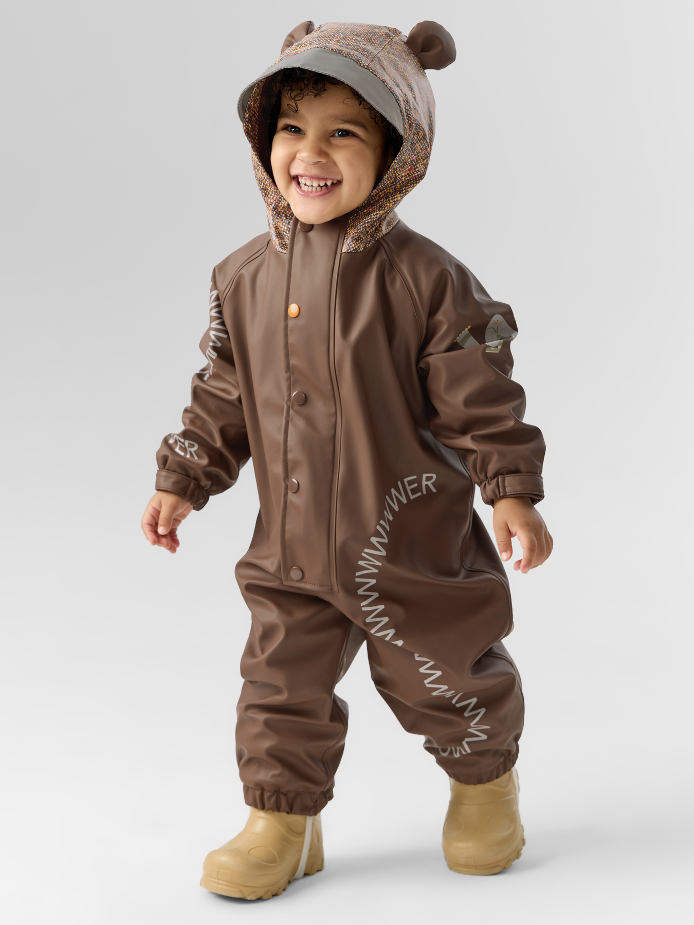 Комбинезон Happy Baby 88580-1_dark-brown - фото 1