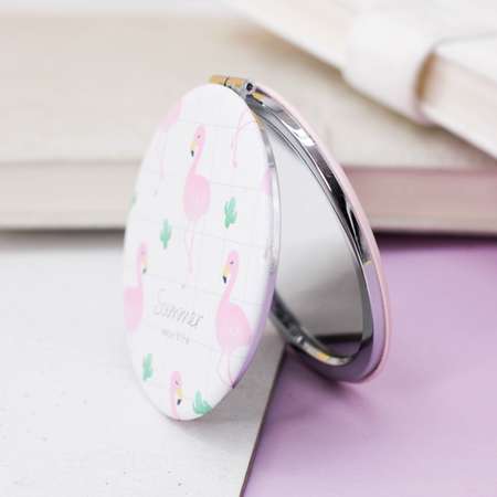 Зеркало iLikeGift Flamingo summer карманное