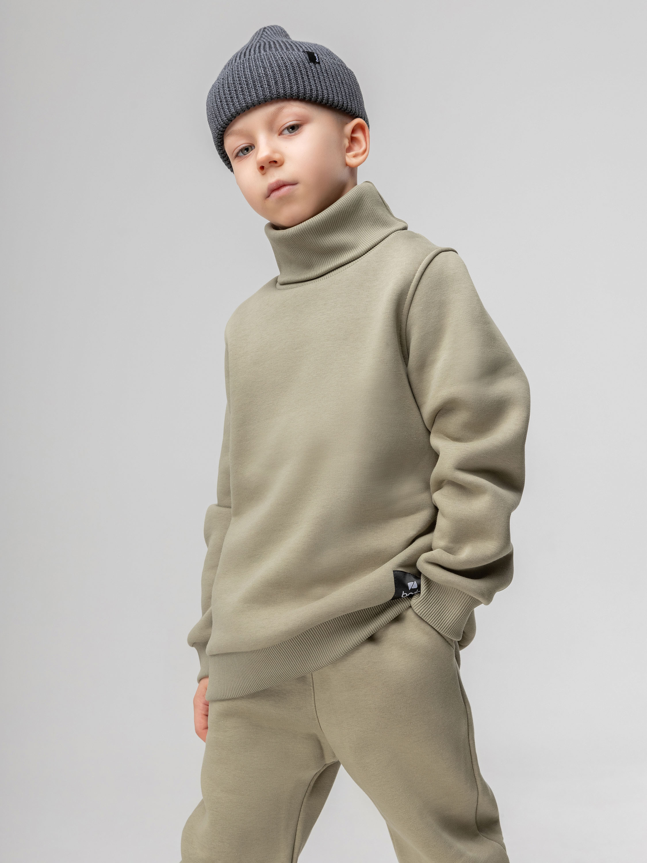 Костюм спортивный Bodo 11-275МU_пыльный оливковый - фото 6