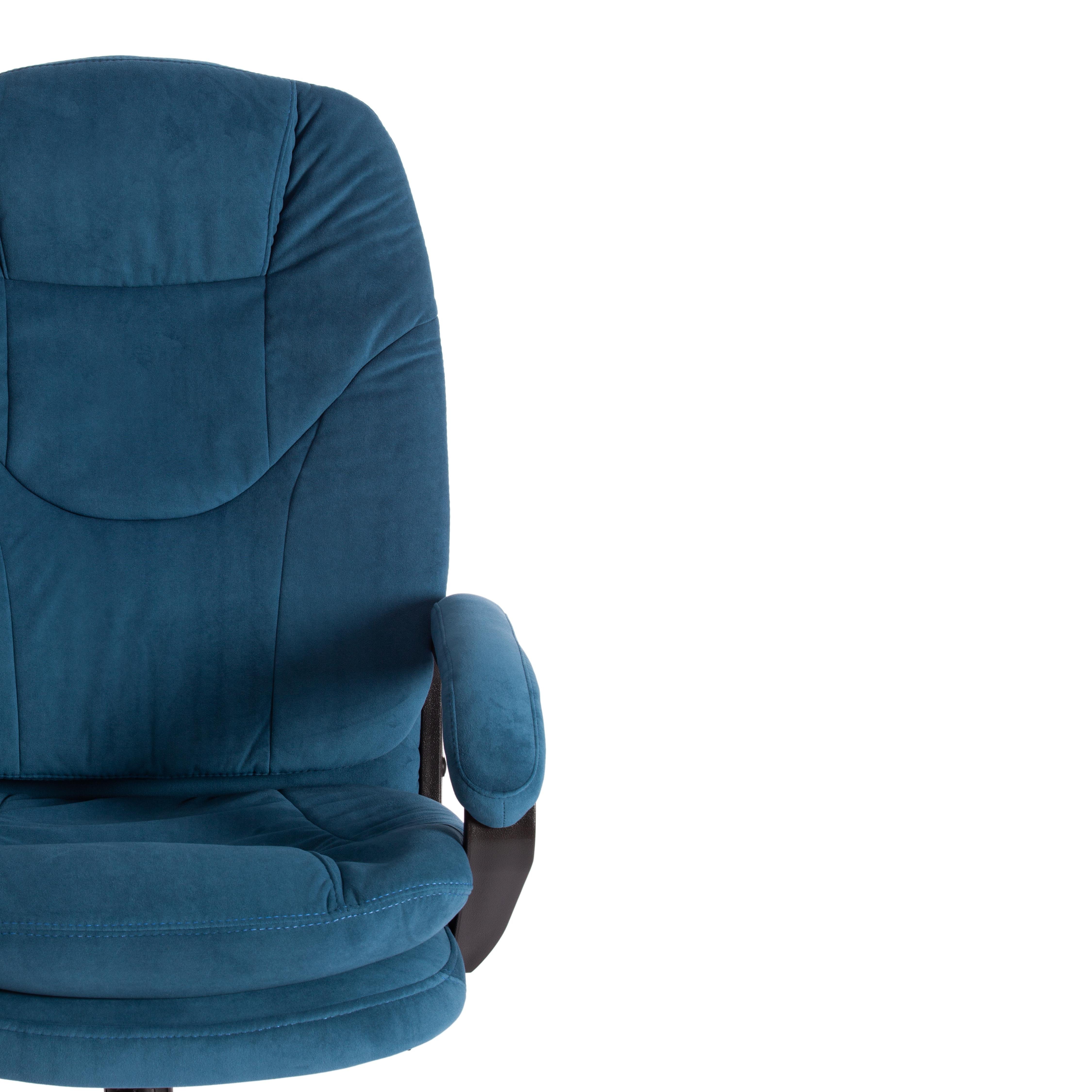 Компьютерное кресло TETCHAIR Комфорт Лт флок синий - фото 8