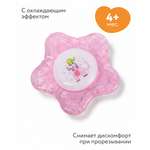 Прорезыватель BabyGo Слоники розовый