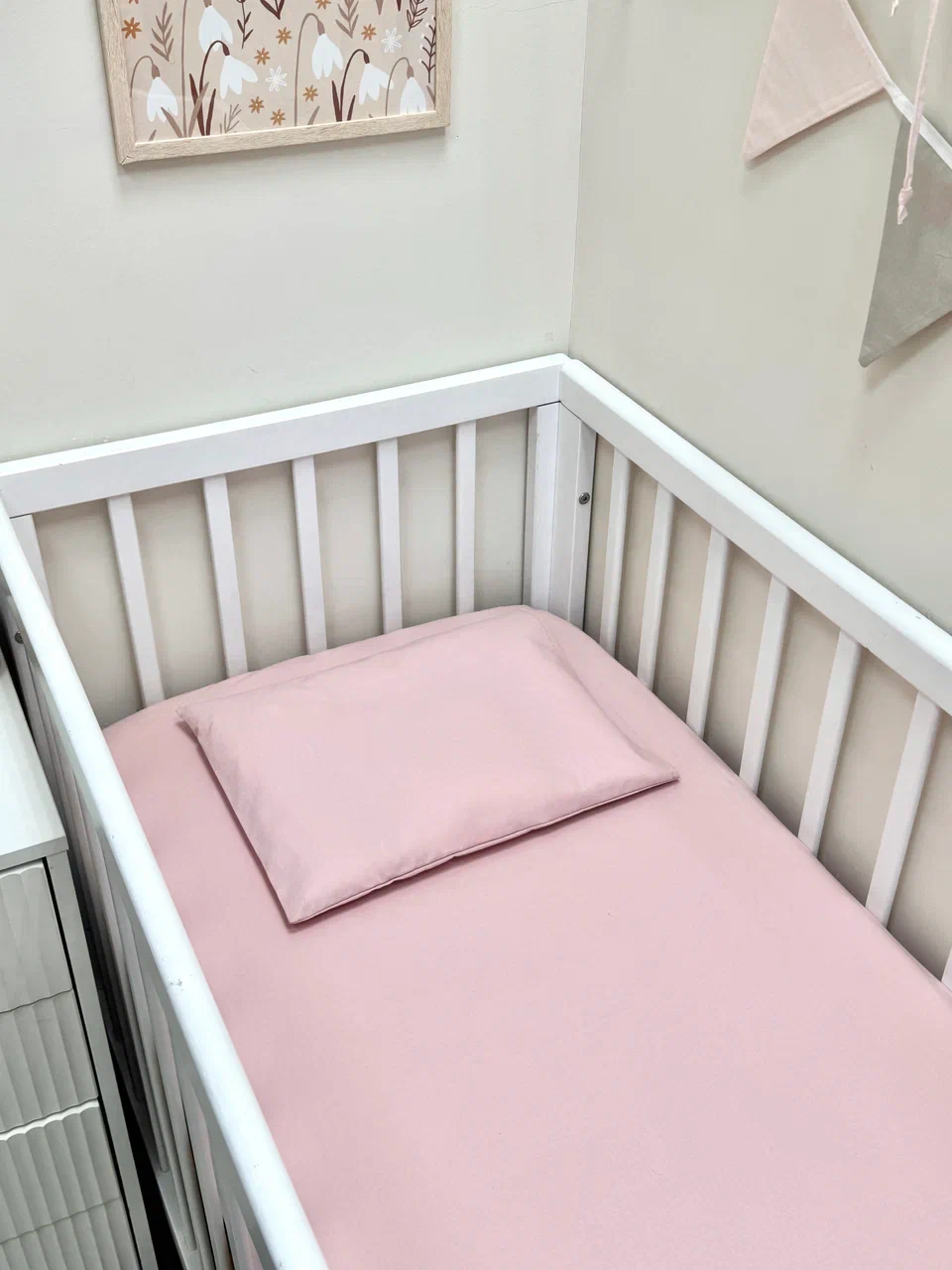 Подушка для новорожденных MamiBro с наволочкой 30 x 40 см - фото 6