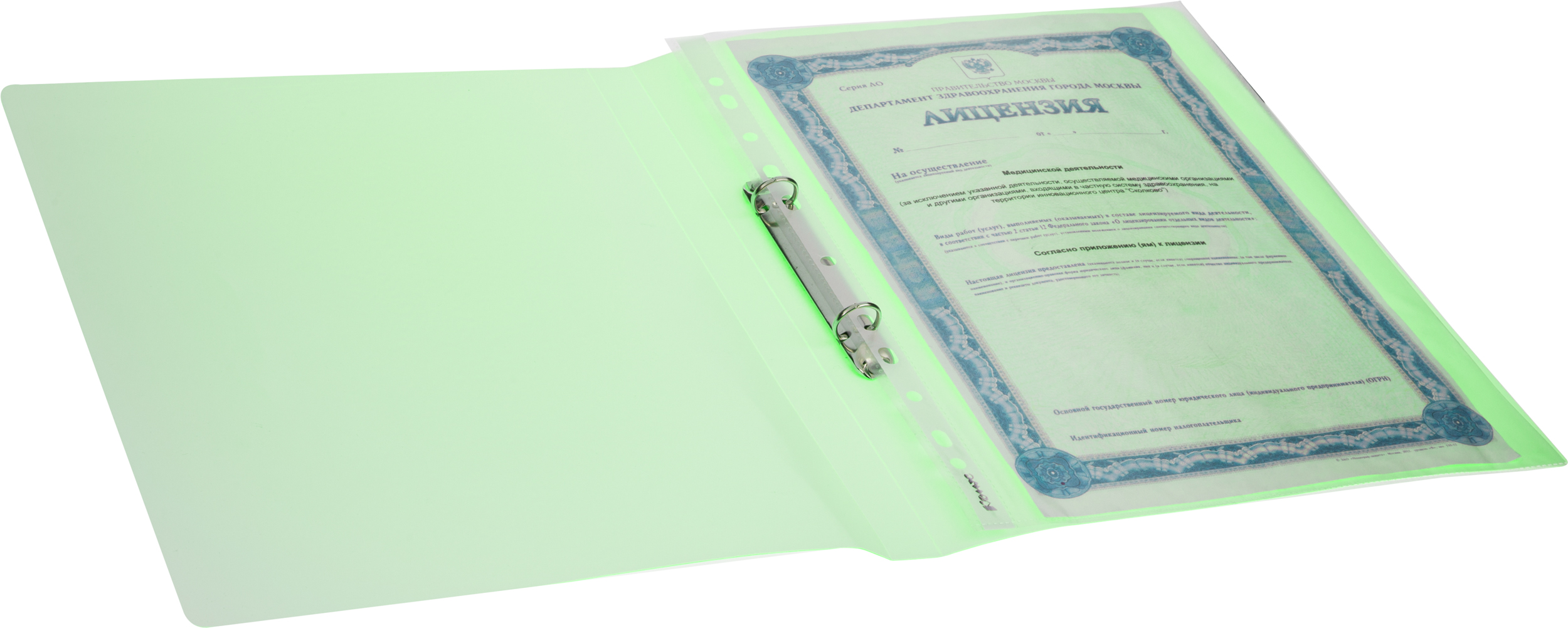 Папка на кольцах Attache А4 - фото 2