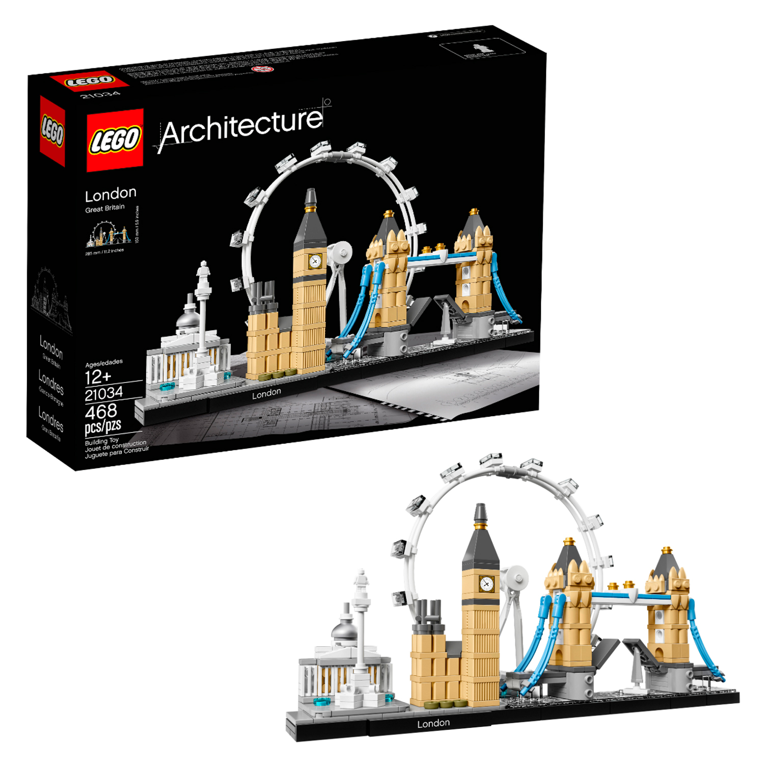 Конструктор LEGO Architecture Лондон блочный - фото 7
