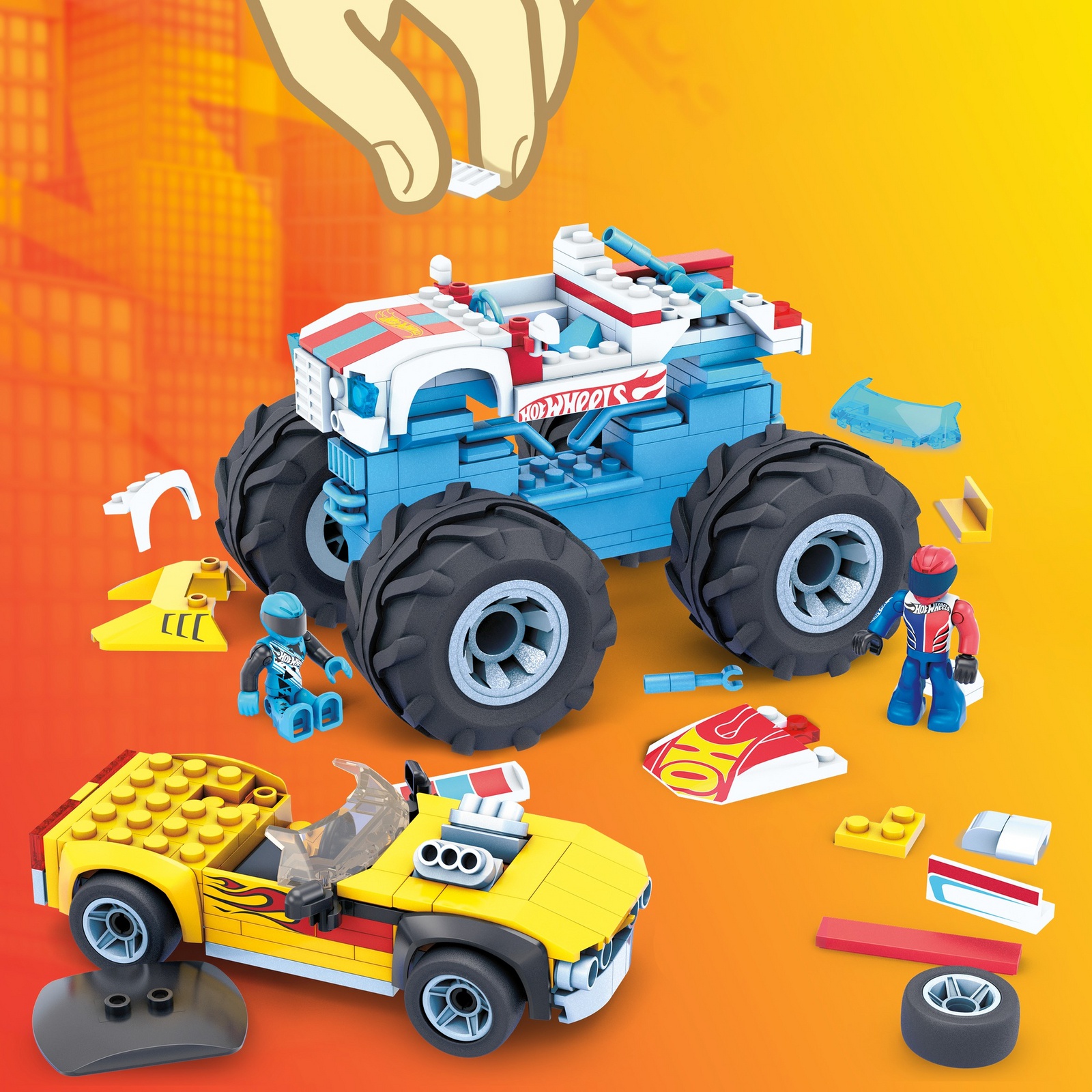 Конструктор Mega Construx Роджер Доджер и Гонщик 251 дет. - фото 6
