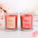 Свеча с деревянной крышкой ё в ассортименте