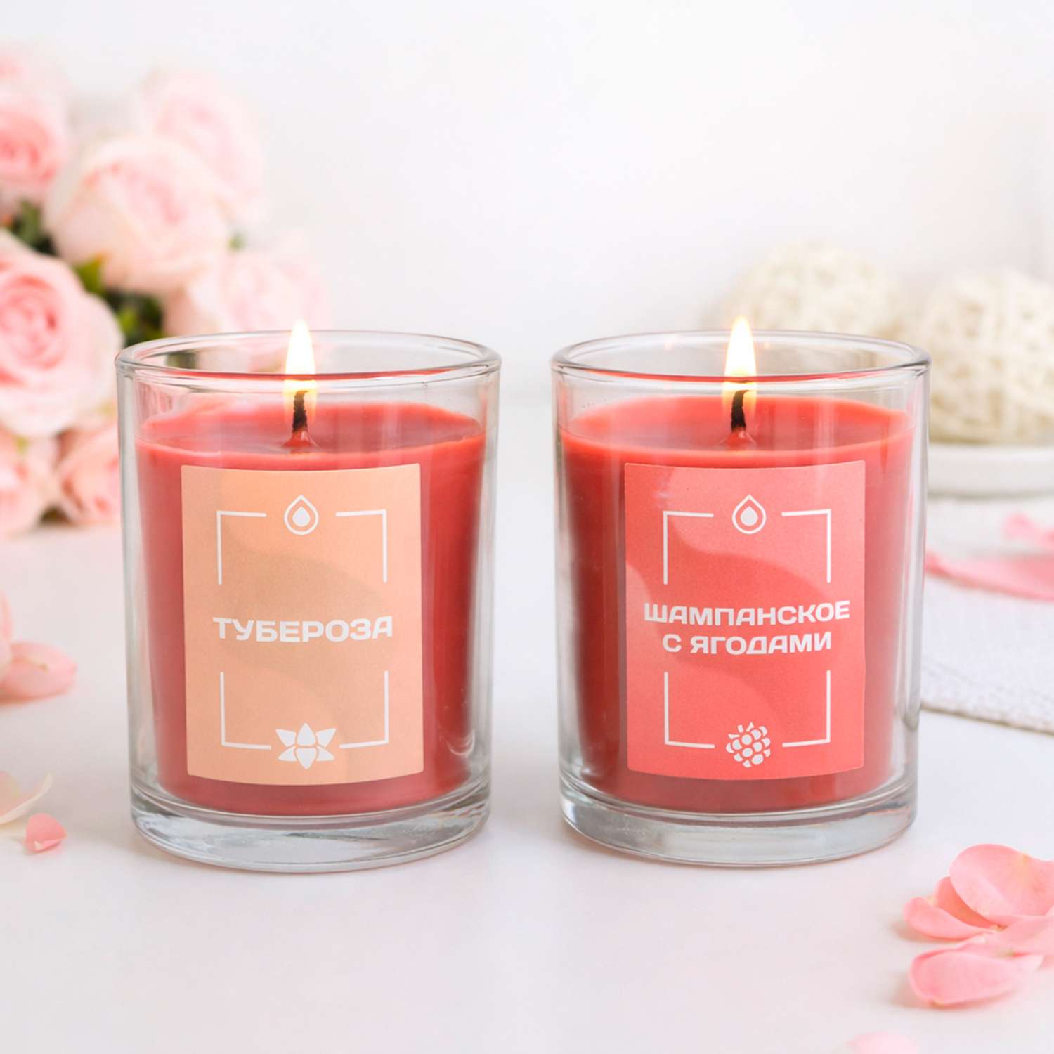 Свеча с деревянной крышкой ё в ассортименте - фото 1