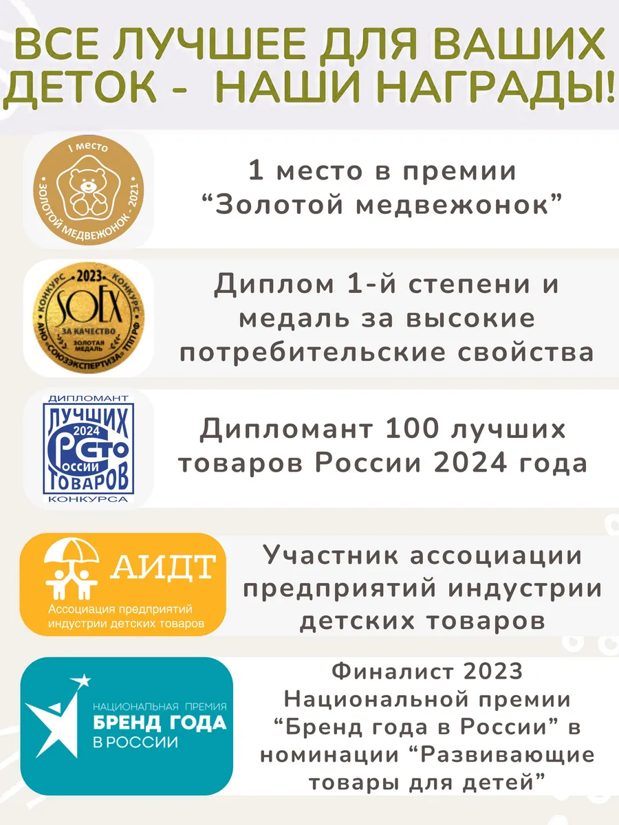 Коврик-пазл Ортодон массажный развивающий 26 x 220 см - фото 3