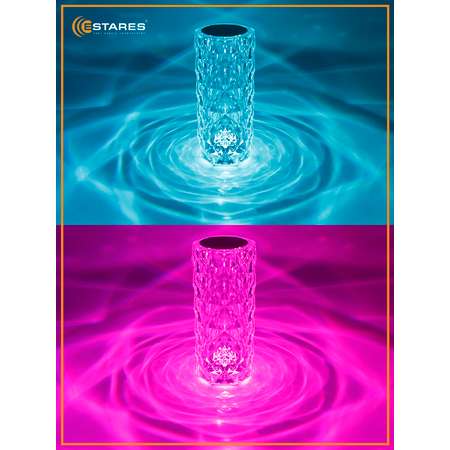 Настольный светодиодный светильник Estares Настольный светодиодный светильник CRYSTAL RGB 1W