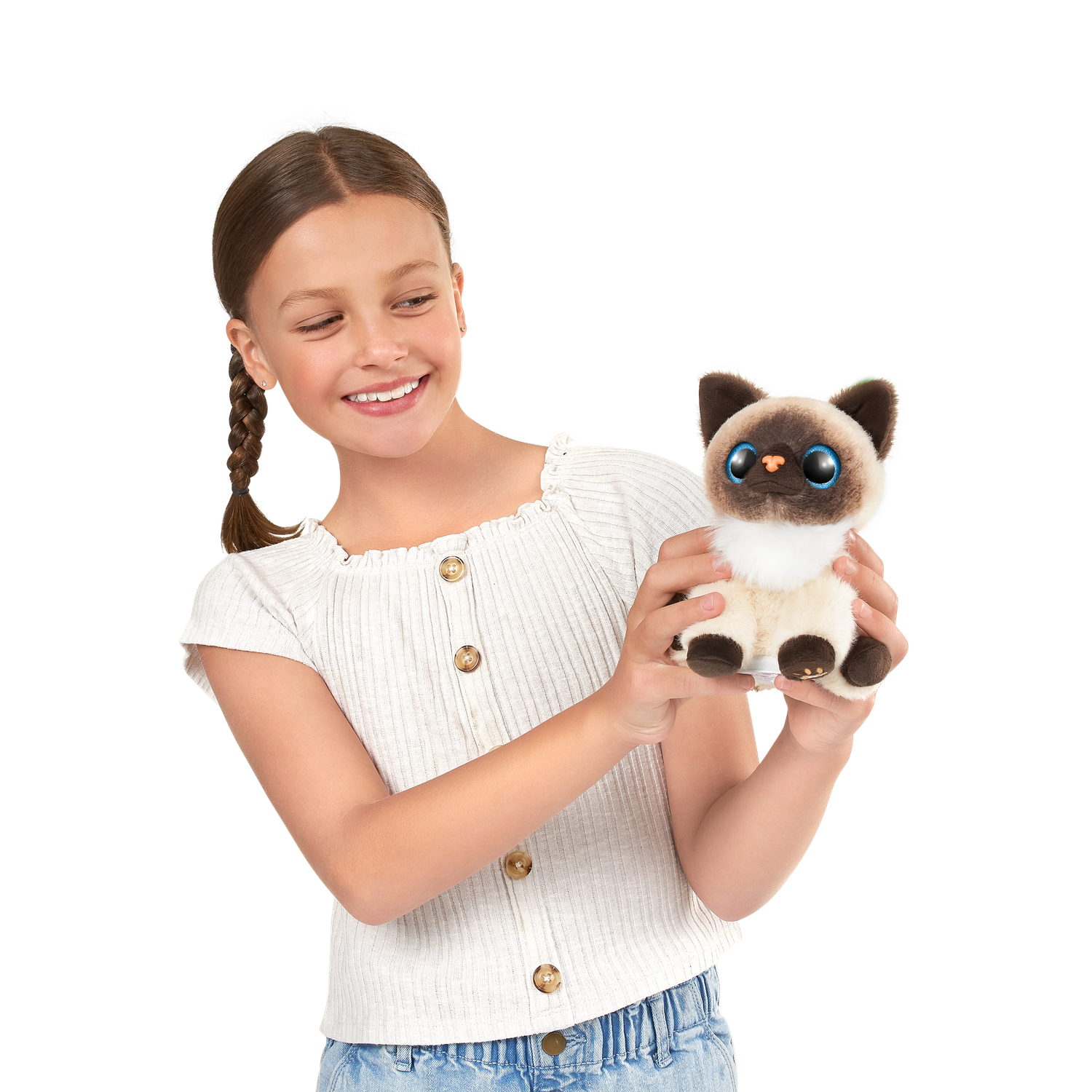 Игрушка мягкая Zuru Pets Alive котик Smitten Kittens - фото 8