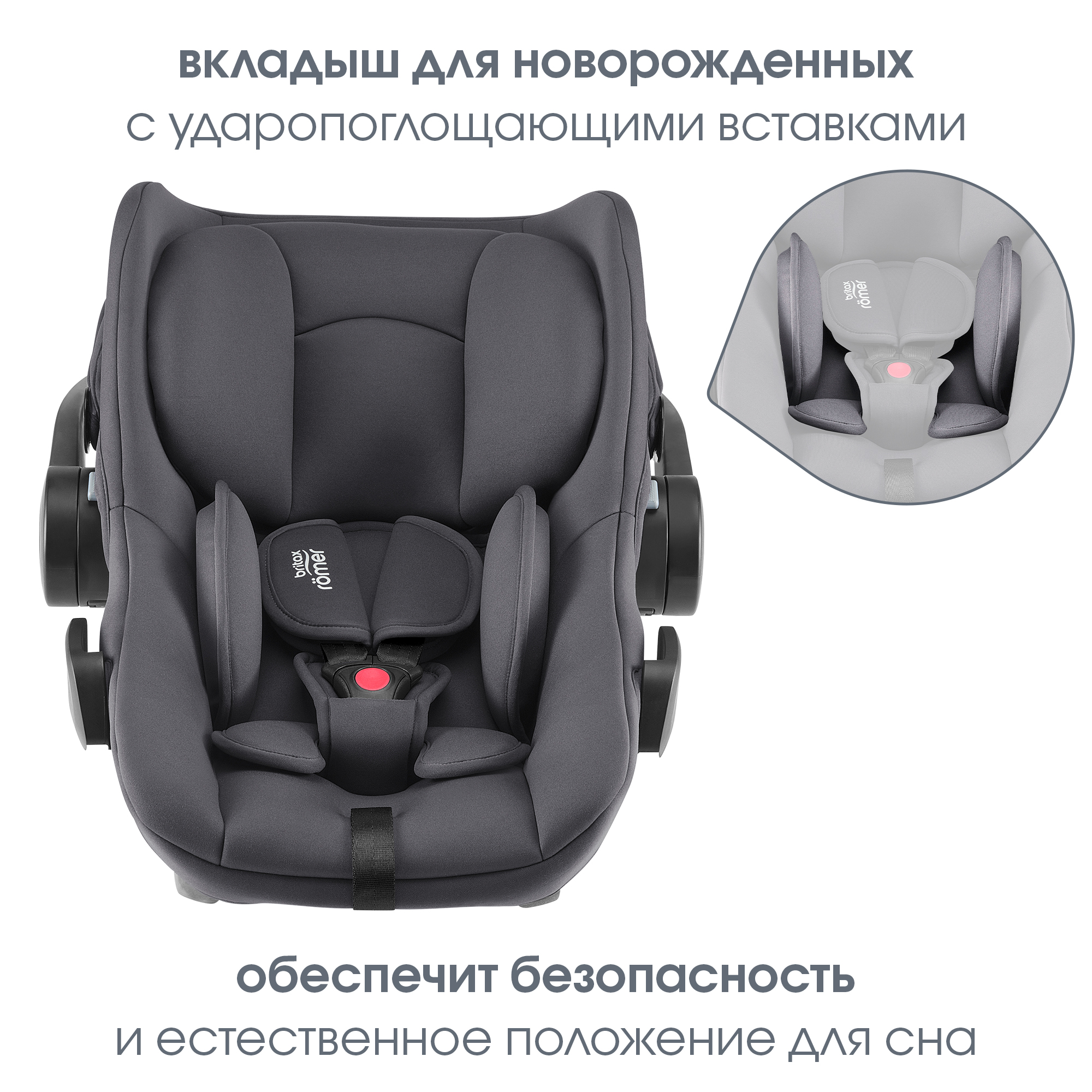 Автокресло Britax Roemer Baby-Safe Core Space Black 0 (0 -13 кг) черный - фото 7