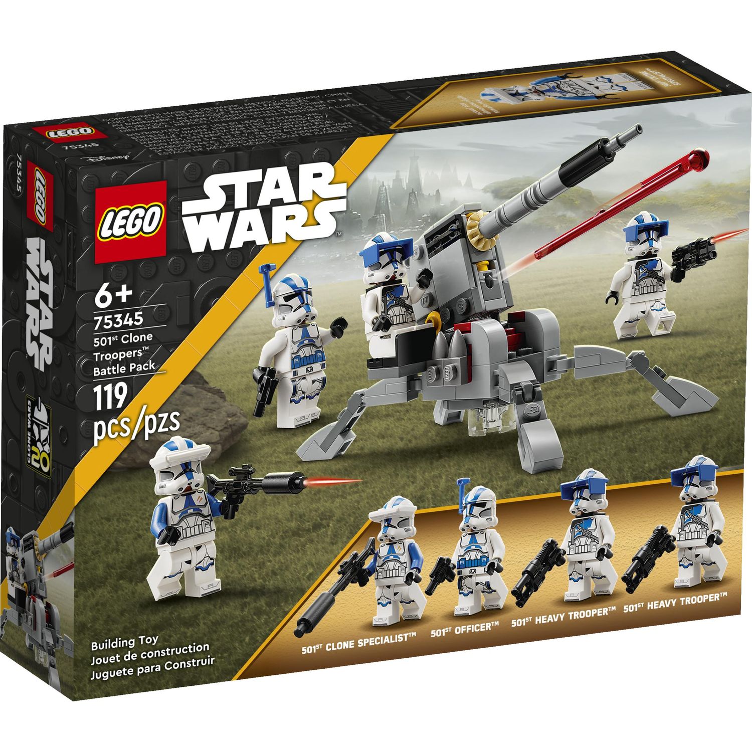 Конструктор LEGO Star Wars 501st Clone Troopers 119 дет. - фото 6