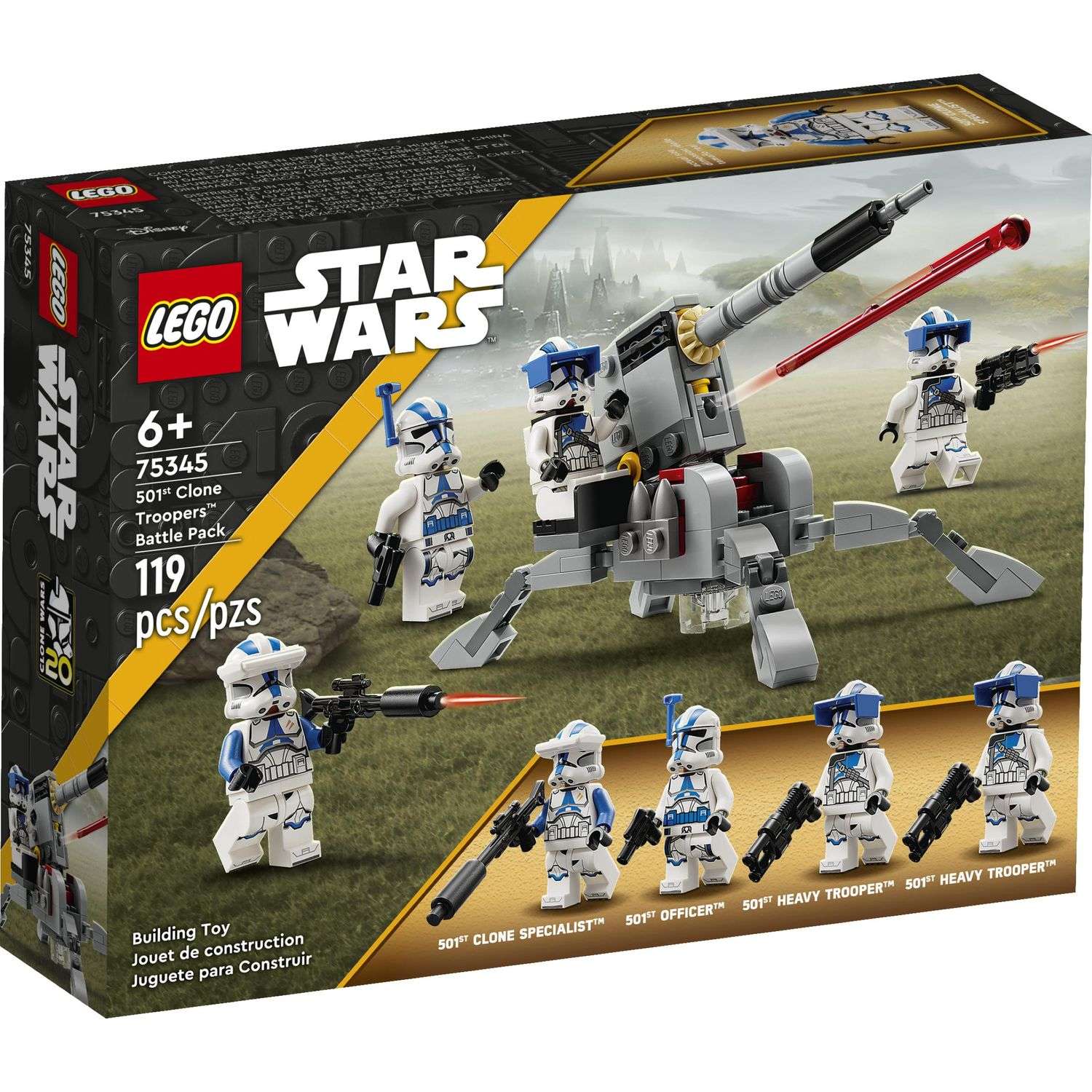Конструктор LEGO Star Wars 501st Clone Troopers 119 дет. - фото 6