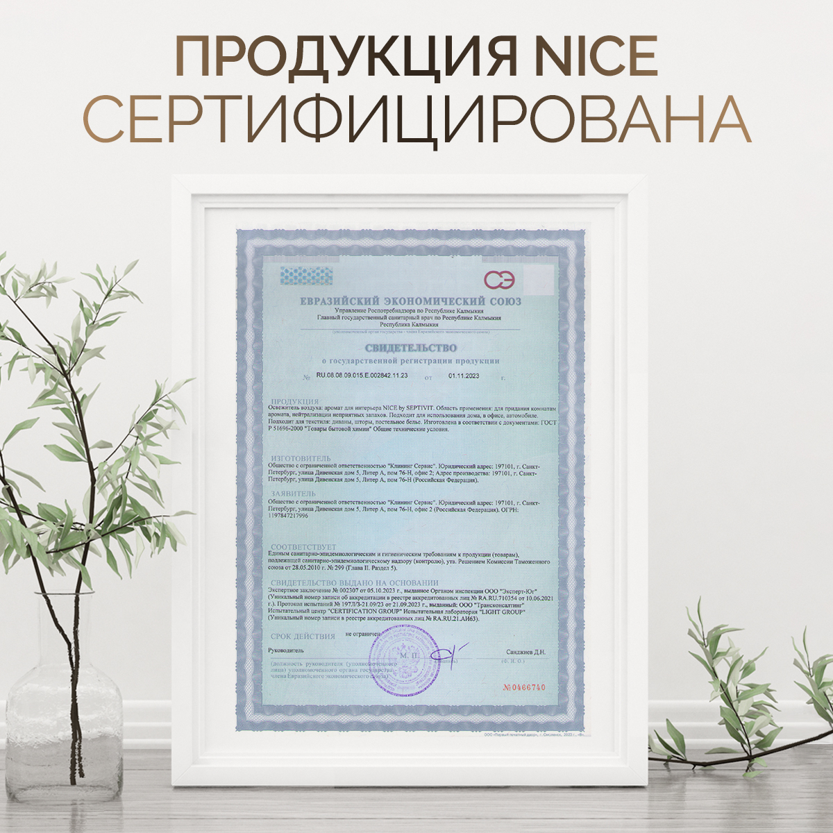 Освежитель воздуха NICE by Septivit Oakmoss Amber 300 мл - фото 10