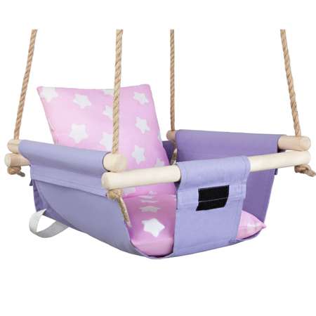 Качели Hotenok подвесные Гламурный Поросёнок swh1violet