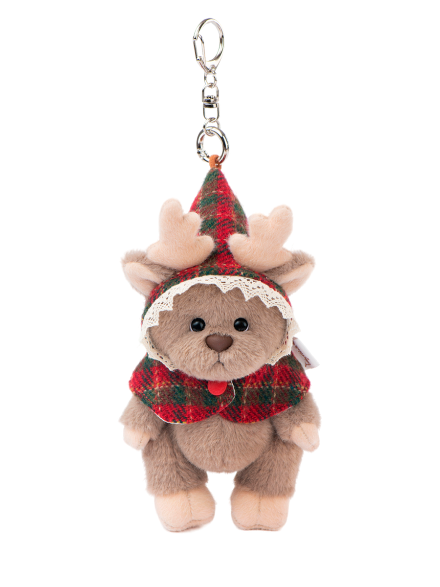 Мягкая игрушка TeddyTales Олень с красным плащом XS - фото 1