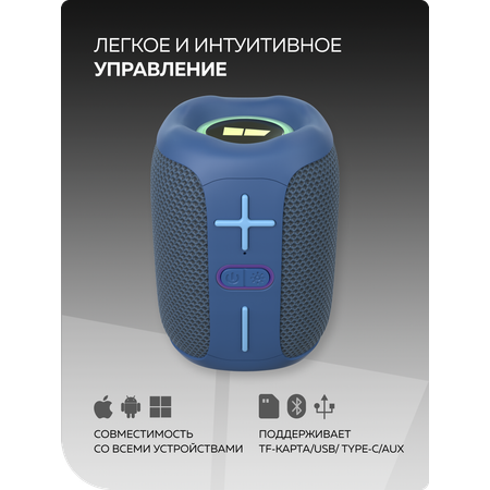 Bluetooth колонка More Choice BS33 Blue