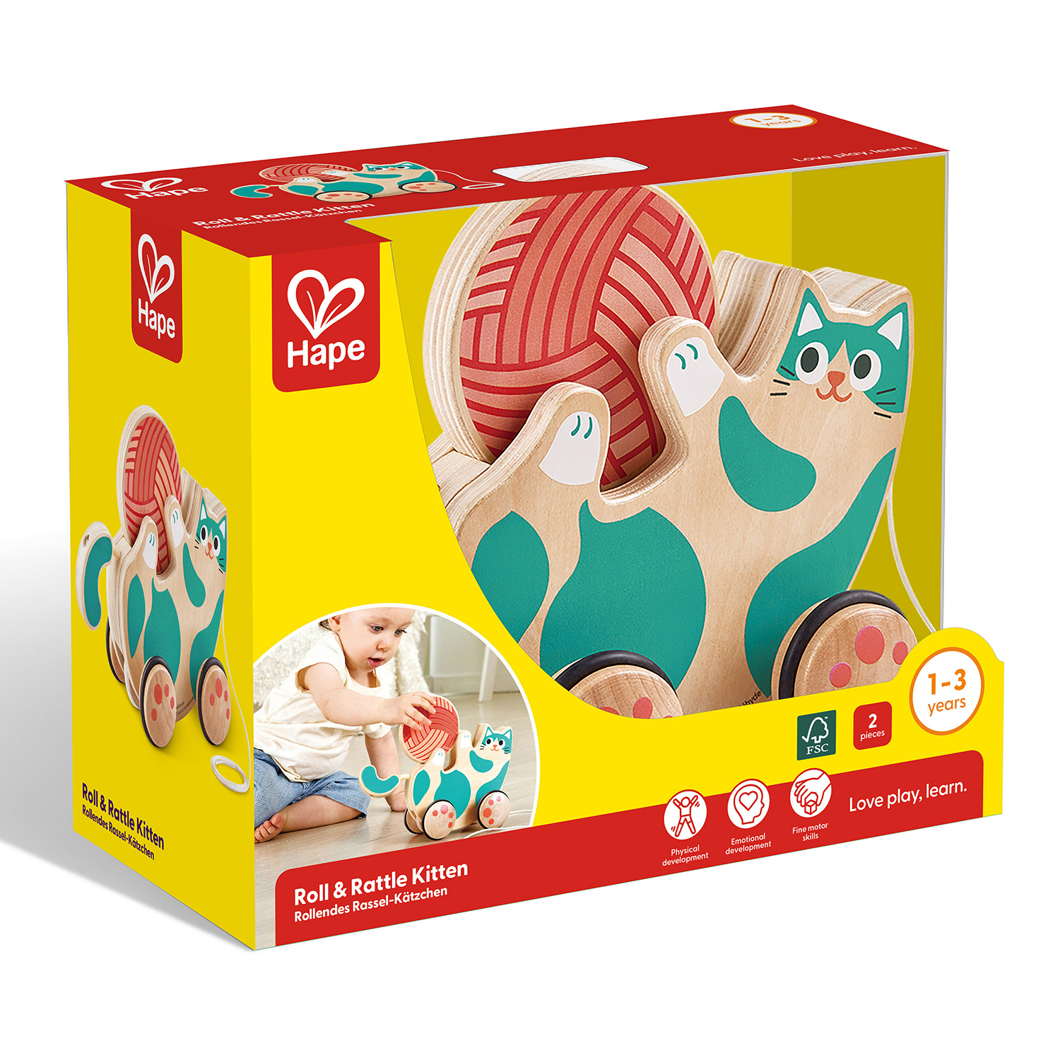 Игрушка Hape каталка - фото 10