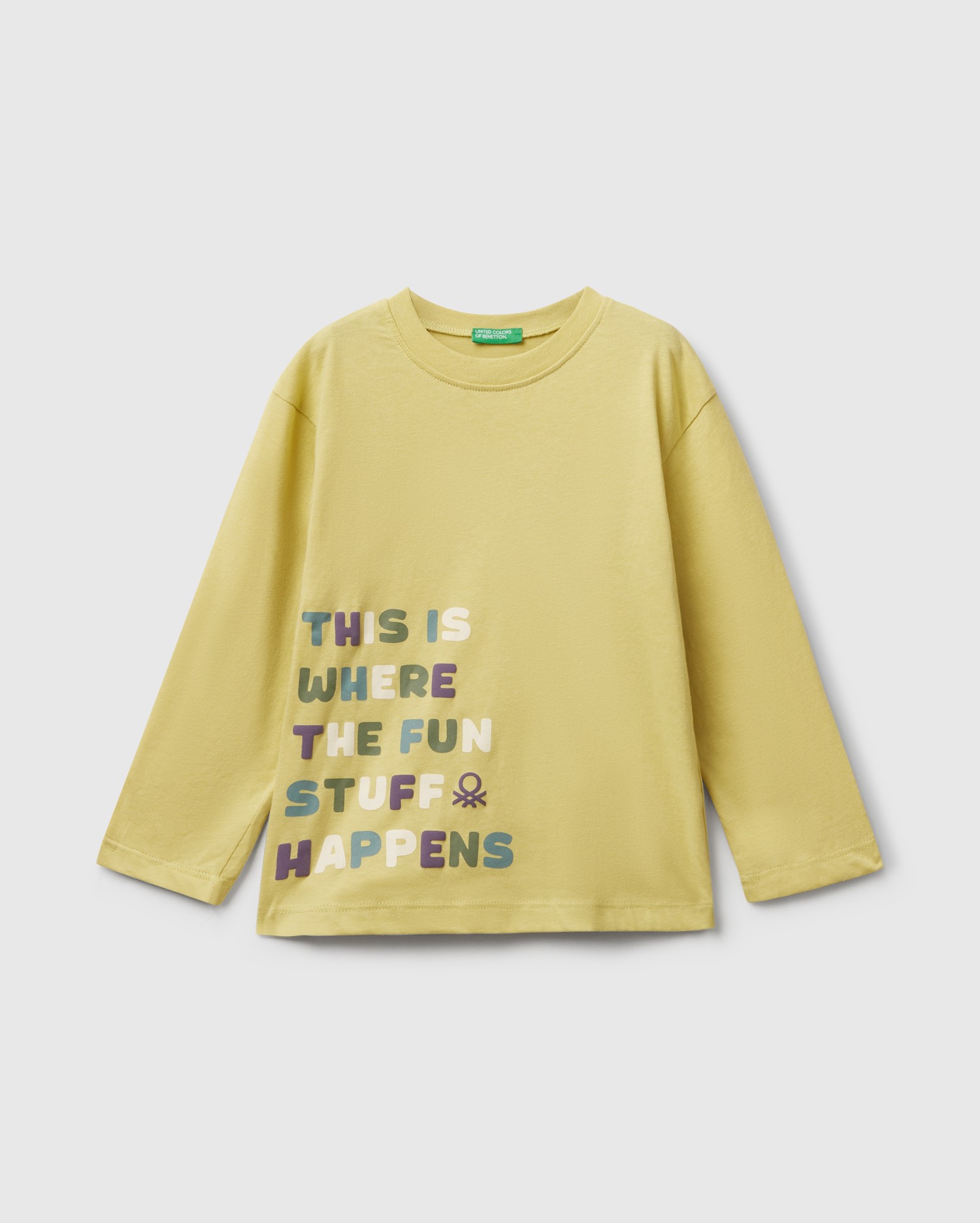 Лонгслив United Colors of Benetton 25A_35RYG10K4_0Y6 - фото 1