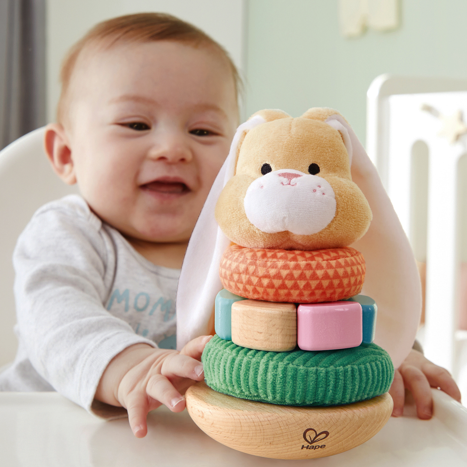 Игрушка Hape неваляшка Кролик - фото 1