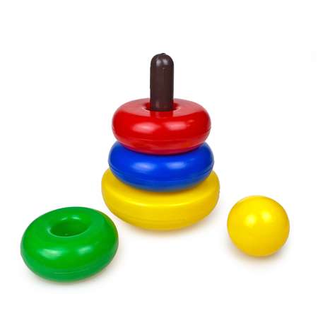 Игрушка Строим вместе счастливое детство пирамидка