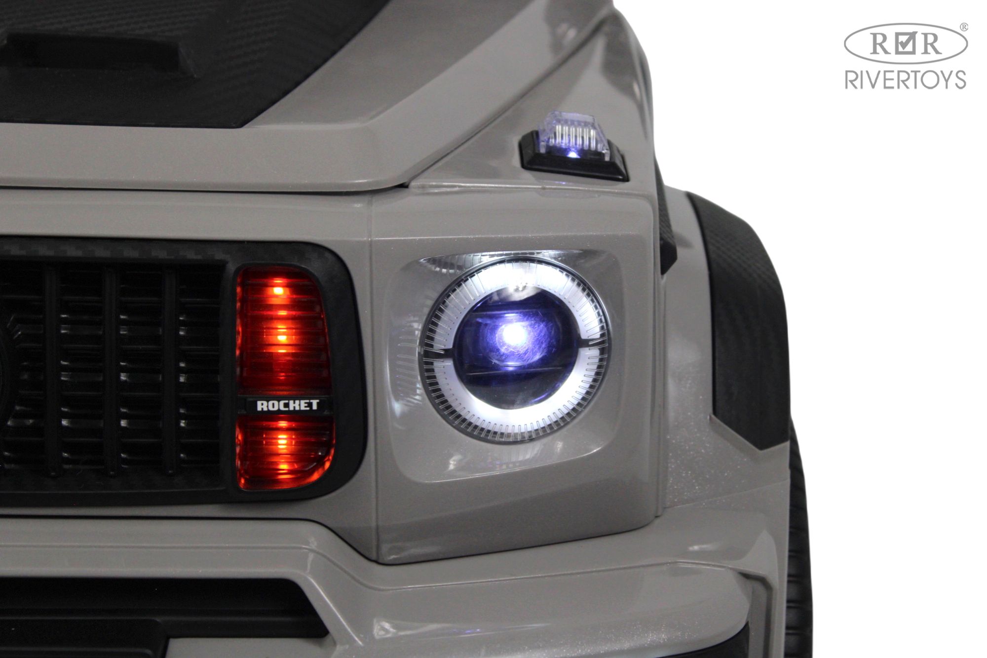 Электромобиль RIVERTOYS Mercedes Z999ZZ-GREY С пультом ДУ - фото 8