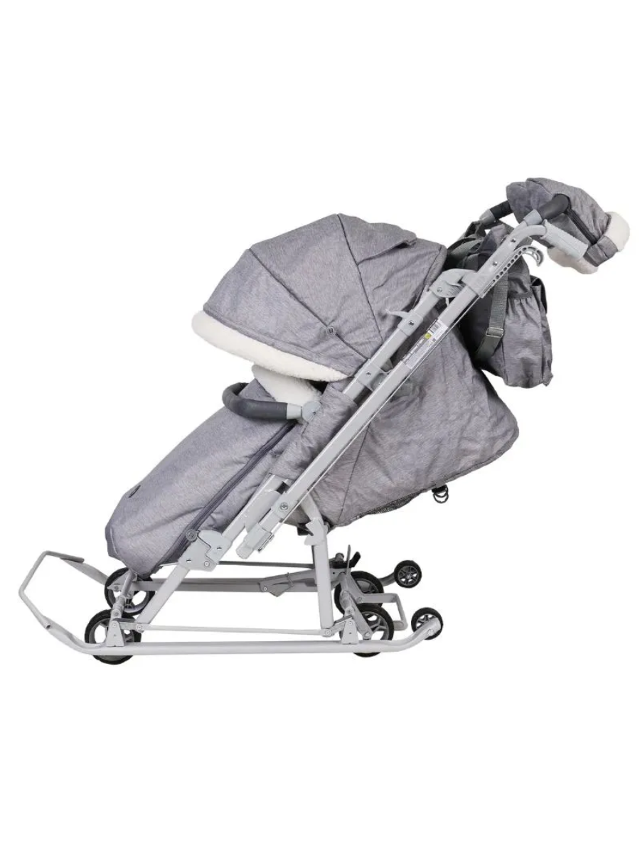 Санки-коляска NiKA kids Дымчатый - фото 7