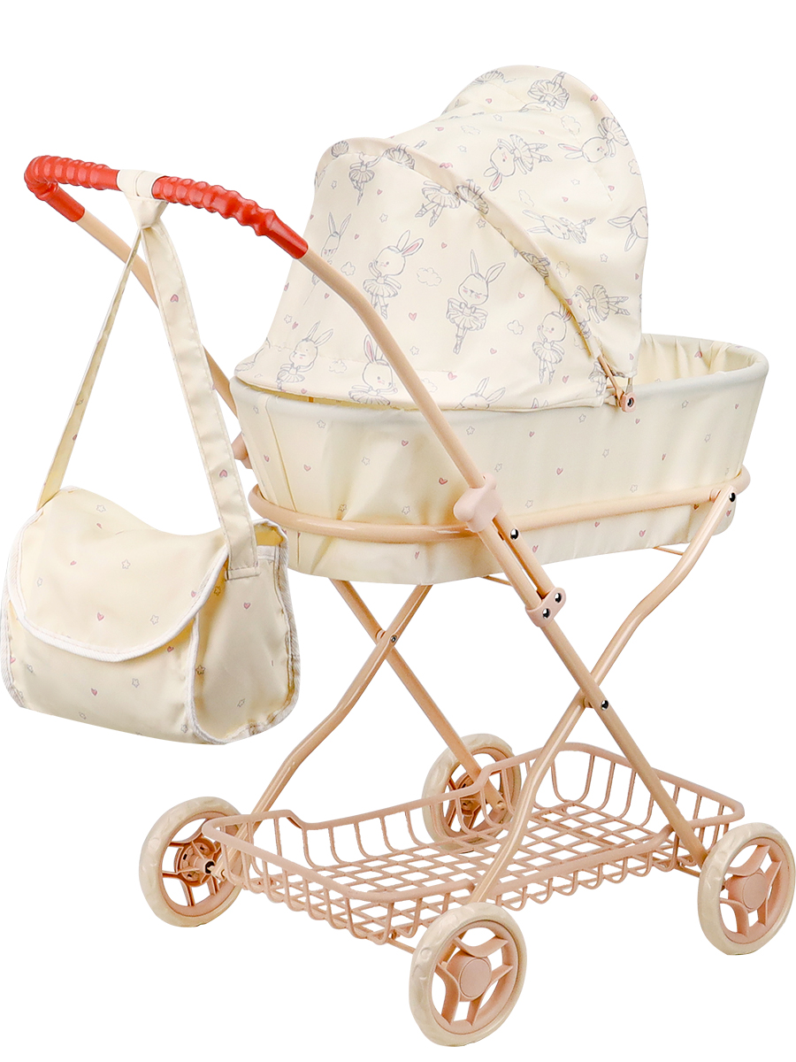 Коляска-люлька, коляска 2 в 1 для кукол MELOBO 9325-NF - фото 13