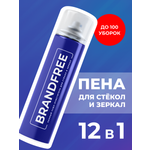 Пенный очиститель BRANDFREE для стекол и зеркал 400 мл