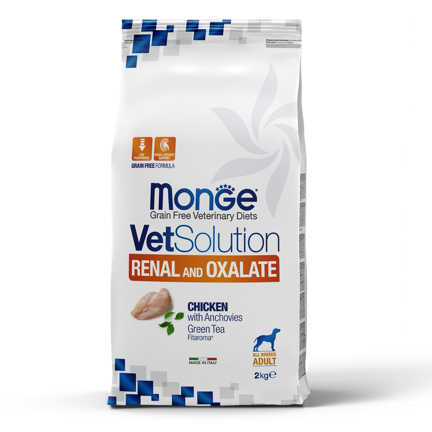 Корм для собак диетический MONGE VetSolution Dog Renal and Oxalate Ренал и Оксалат при ХПН 2кг - фото 5
