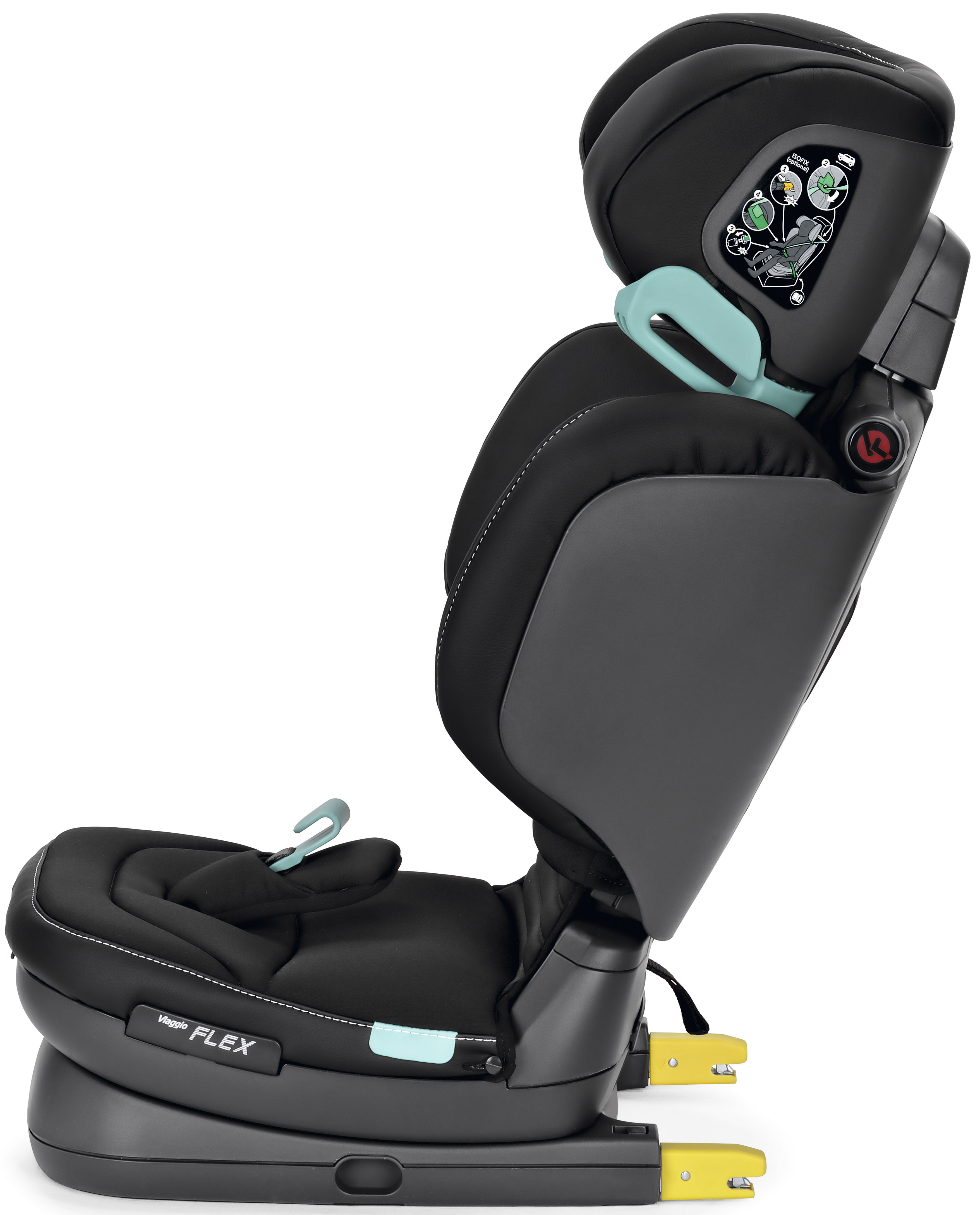 Автокресло Peg-Perego Flex Isofix 2/3 (15-36 кг) черный - фото 3