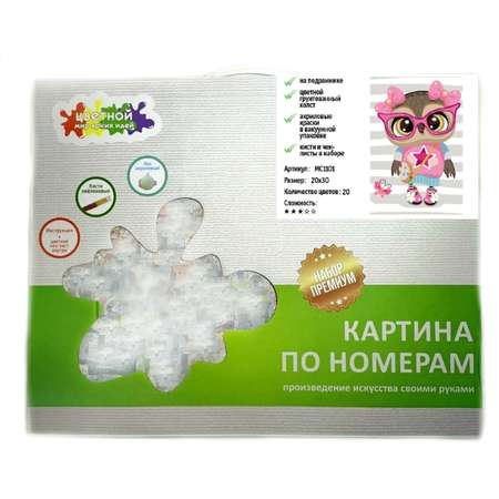 Картина по номерам Цветной