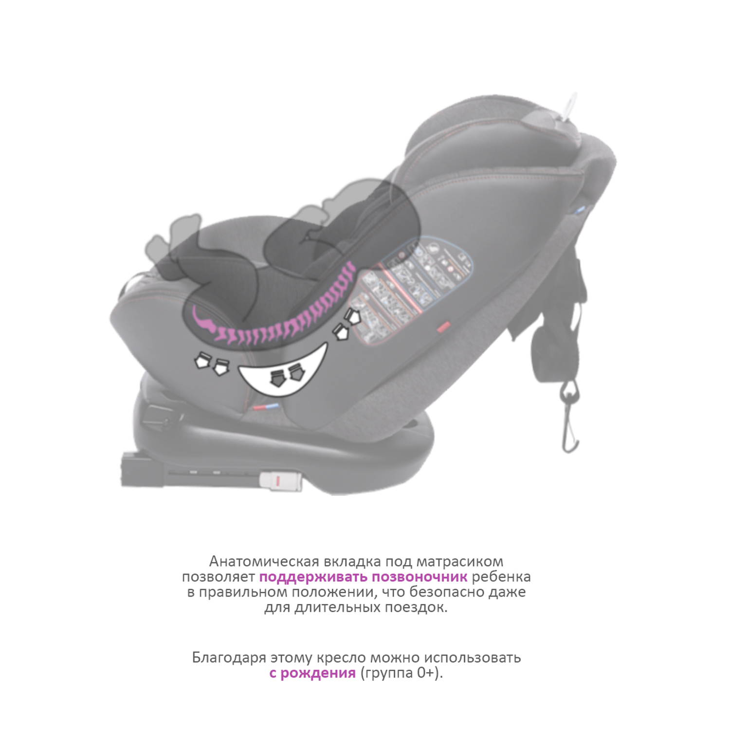 Автокресло BabyCare Shelter Isofix 0+/1/2/3 (0-36 кг) - фото 12