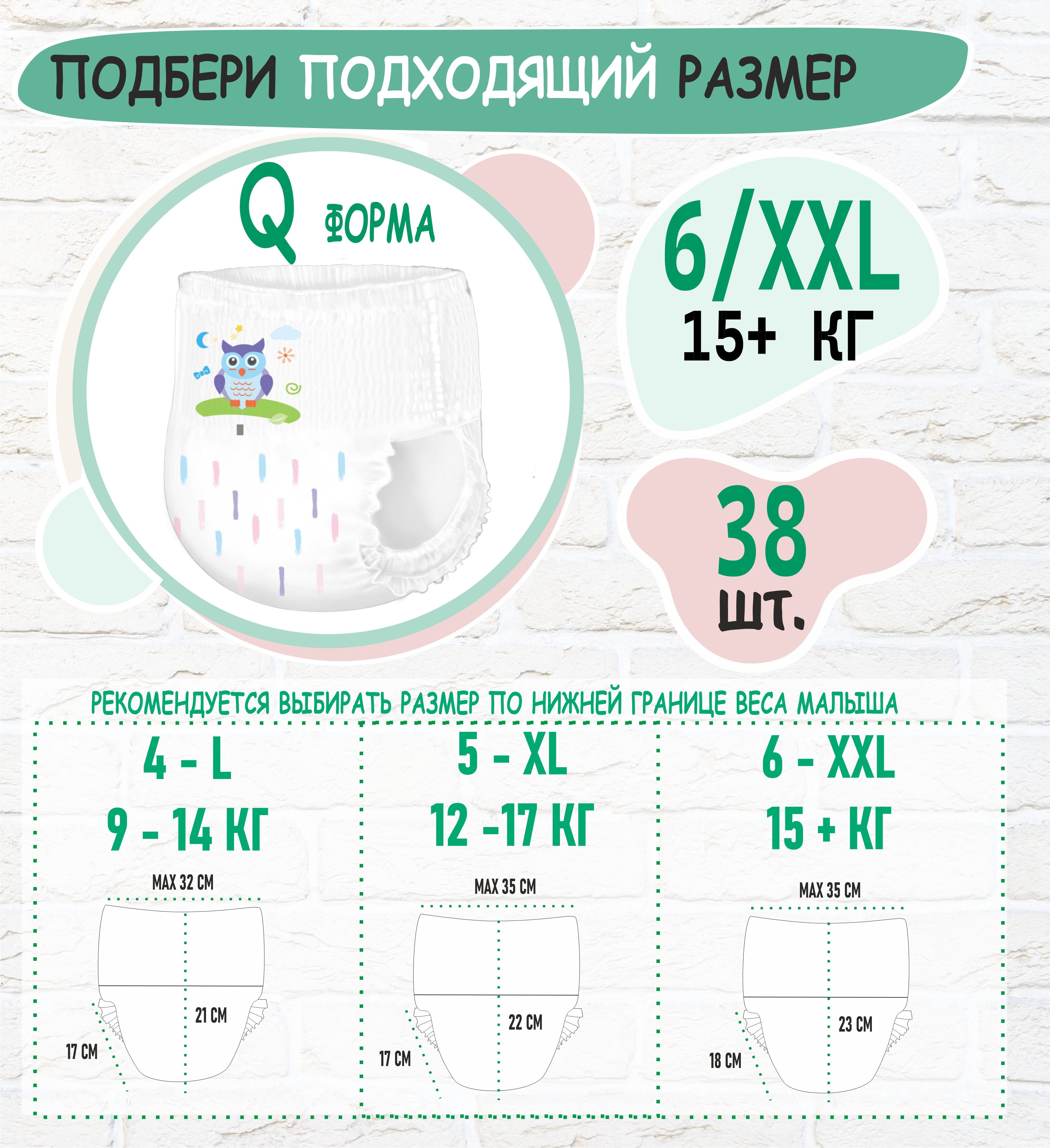 Трусики Mum Factor XXL 38 шт. - фото 13