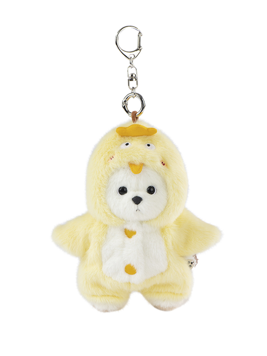 Мягкая игрушка TeddyTales Медведь Цыпленок брелок - фото 1