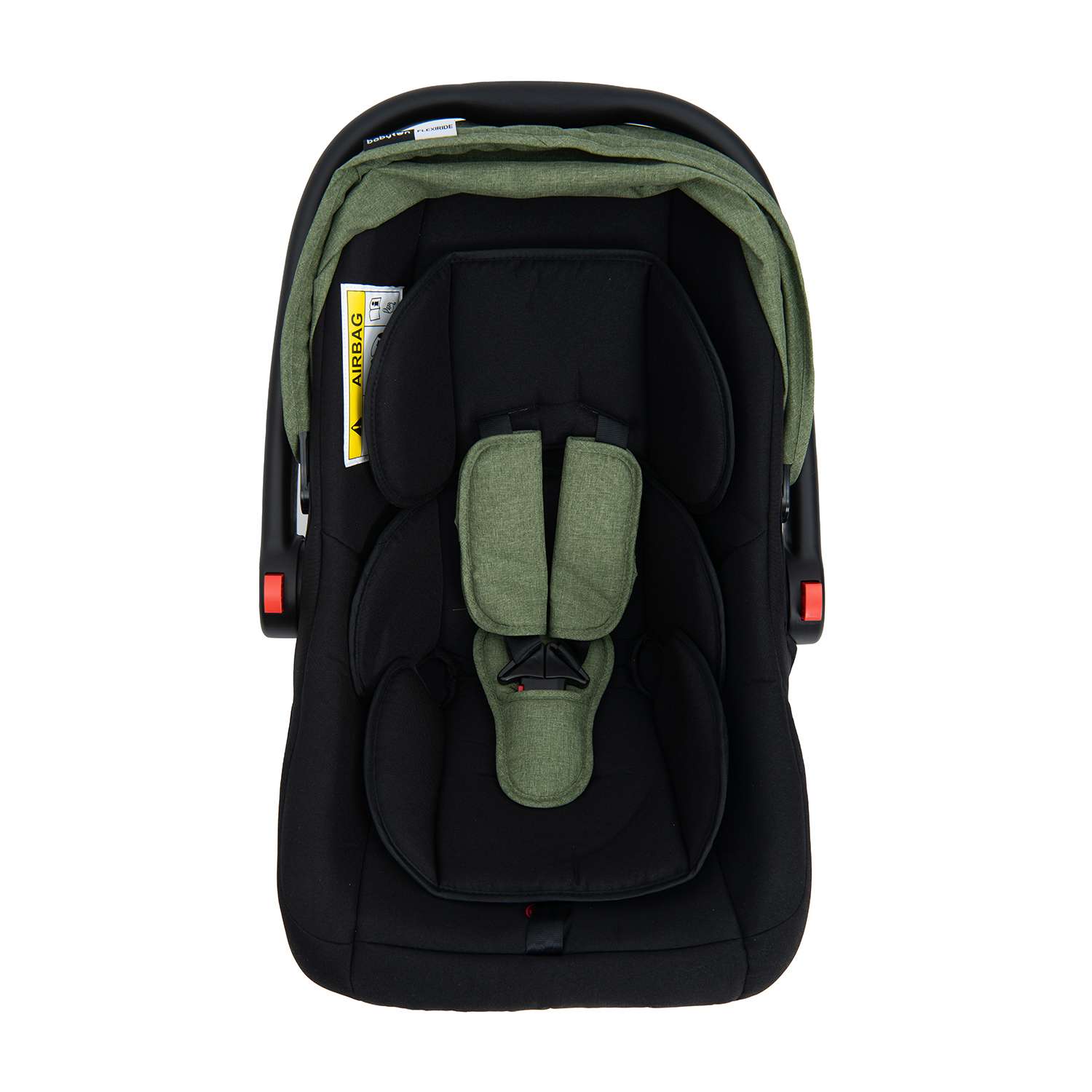 Коляска 3в1 Babyton Flexi Ride Black-Green зеленый - фото 37