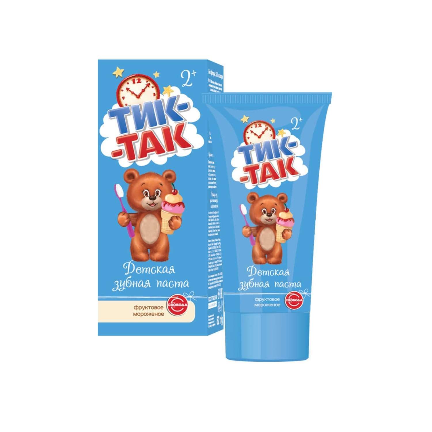 Зубная паста ТИК-ТАК Десерт 62 г - фото 1