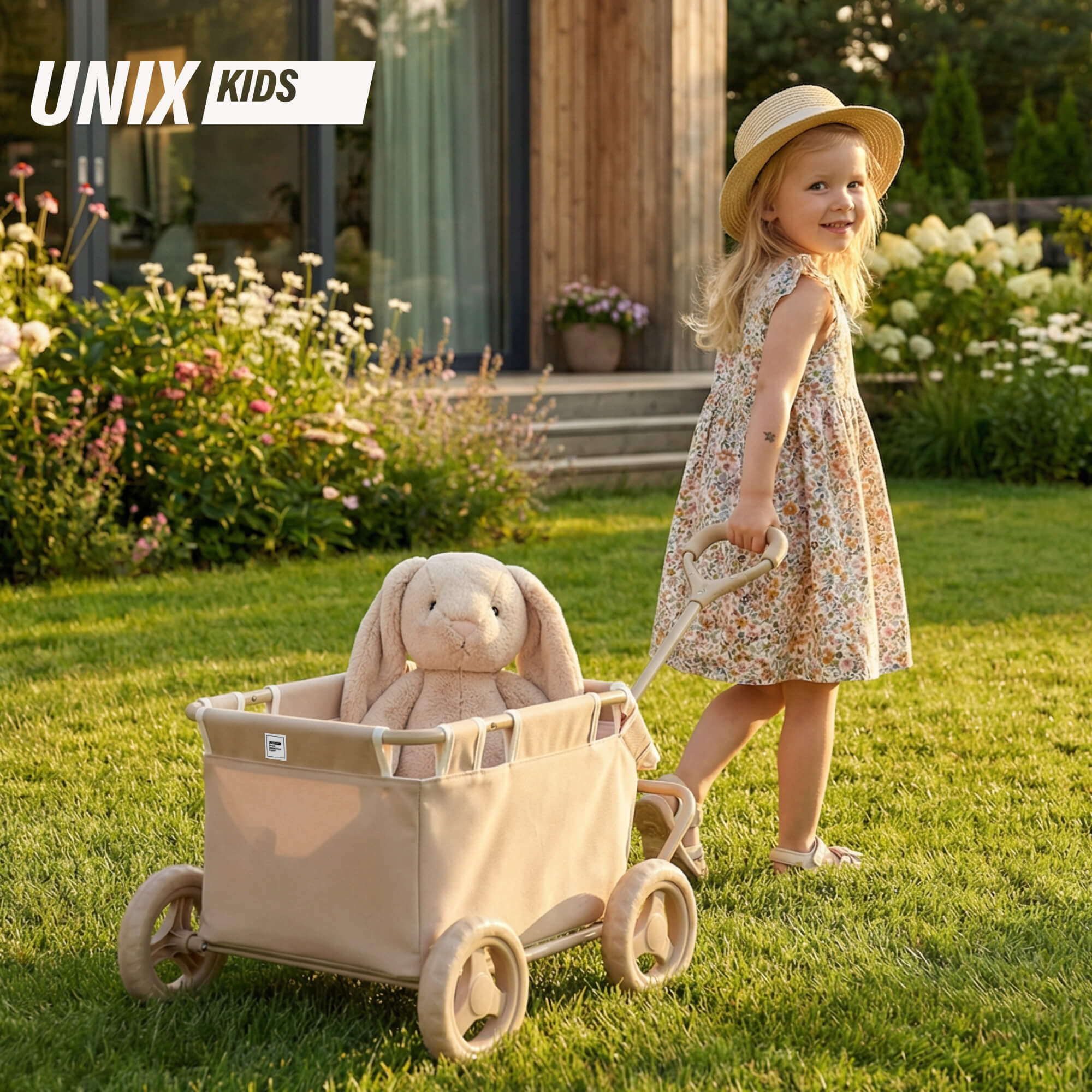 Коляска-люлька для кукол UNIX Kids DOLLCARTCL - фото 1