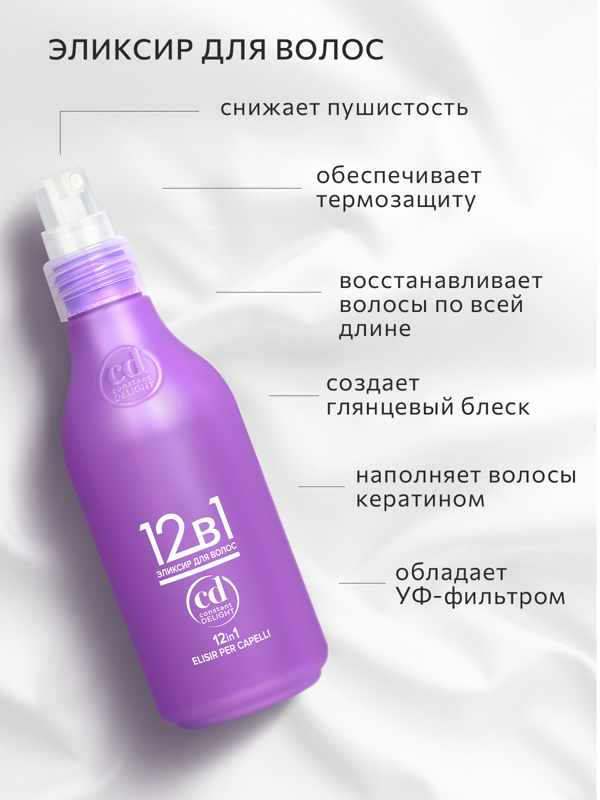 Эликсир Constant Delight несмываемый 12 в 1 многофункциональный 200 мл - 2 шт - фото 3