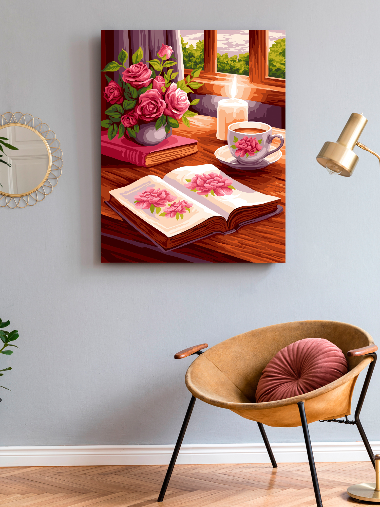 Картина по номерам Art on Canvas Натюрморт романтика в ассортименте - фото 3