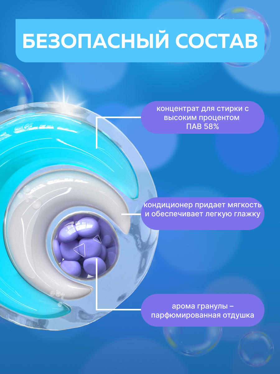 Капсулы для стирки Was Белое - фото 2