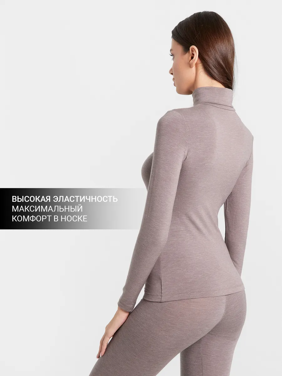 Термолонгслив Mark Formelle (Марк Формэль) 602331/тауп - фото 15